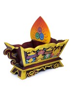 Chemar Bo tibetano, realizzato a mano in legno