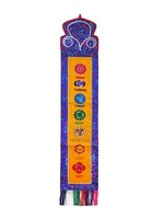 Tibetan Wall Hanging, Seven Chakras