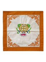 Tibetan Cushion Cover Golden Fish, Cotton