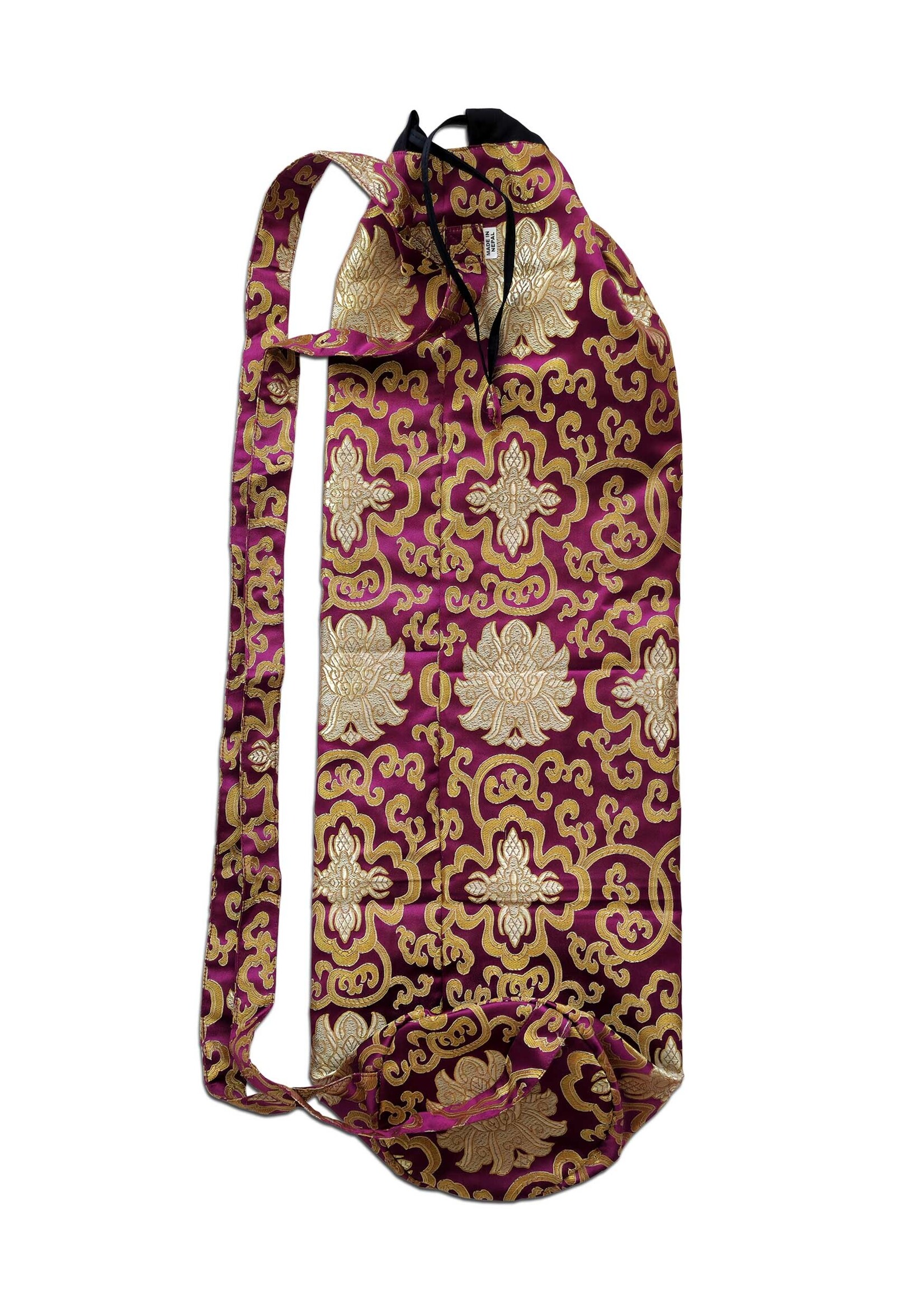 Silk Brocade Yoga Mat Bag