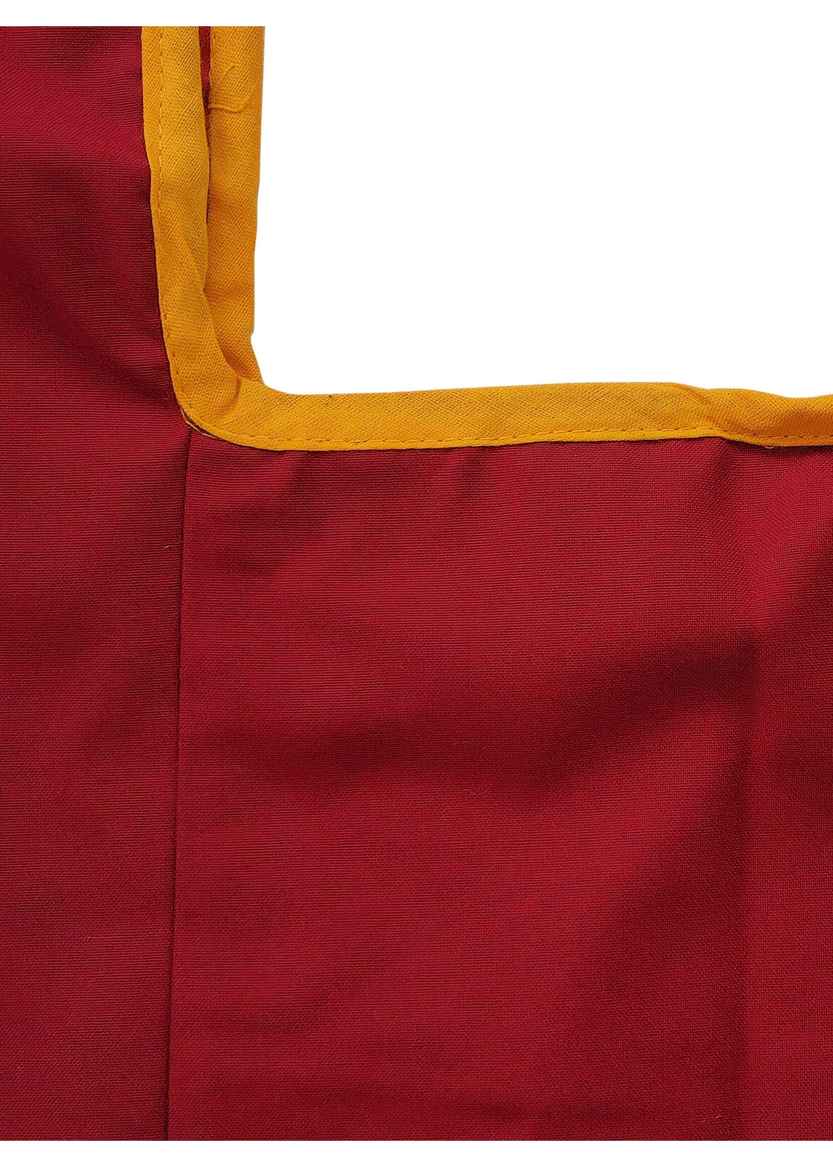 Tibetan Monk Bag, yellow border