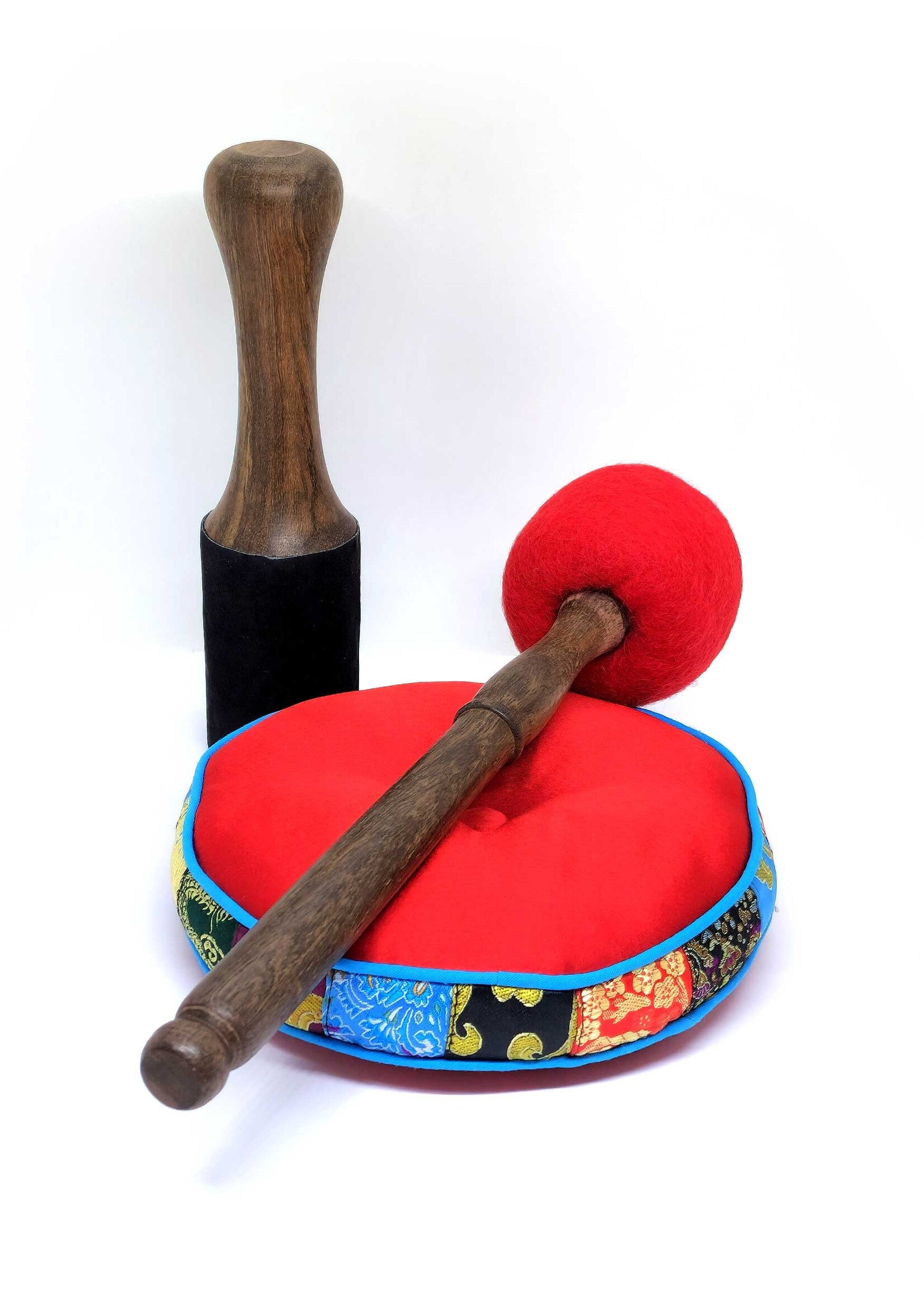 Ciotola tibetana per il canto - luna piena, set da 4 pezzi, Ø 26cm, 1,9kg