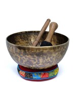 Tibetan Singing Bowl - Full Moon, 4-Piece-Set, Ø 26cm, 1.9kg