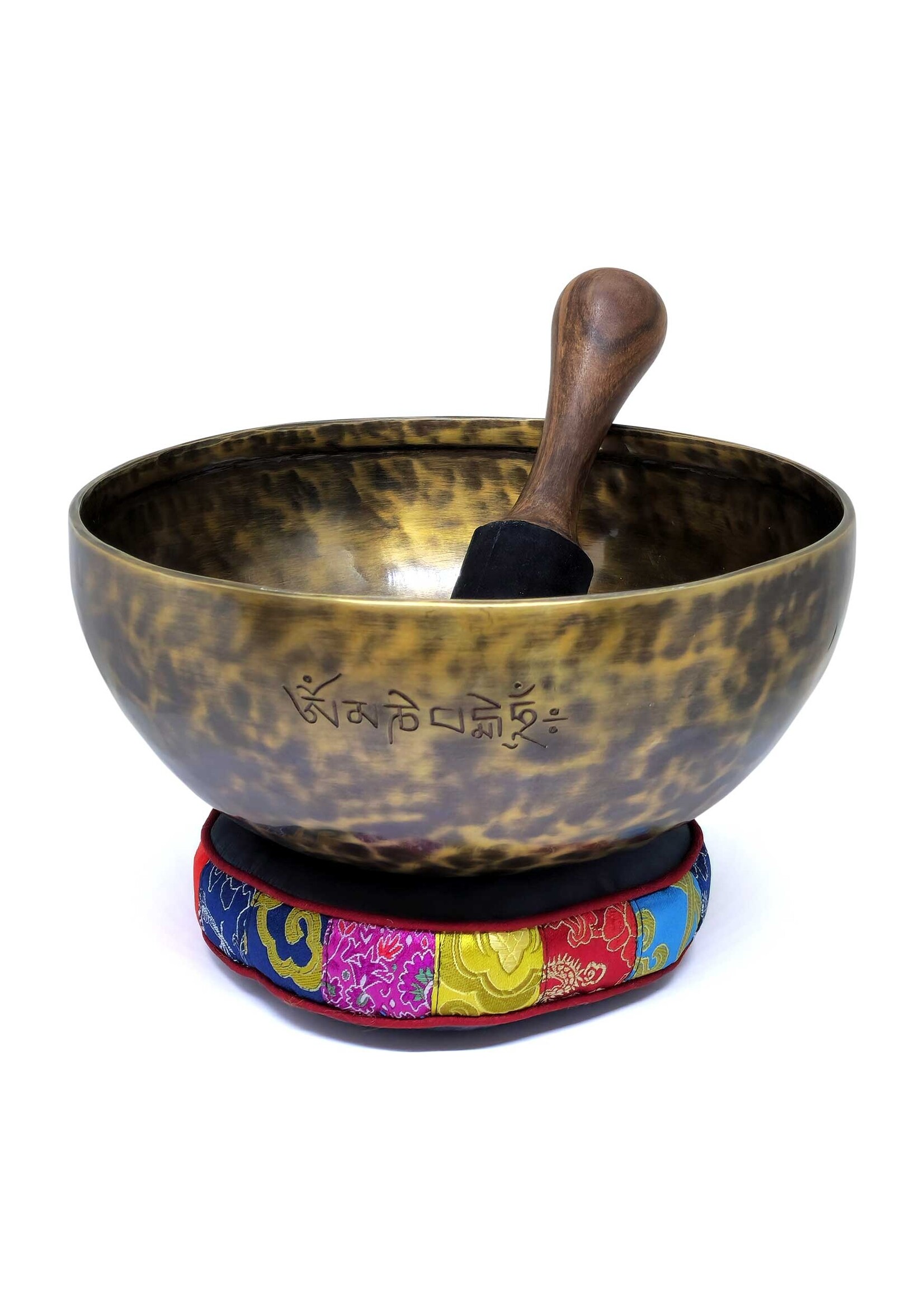 Tibetan Singing Bowl - Full Moon, 3-Piece-Set, Ø 23cm, 1.4kg