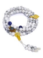 Tibetan Prayer Beads Mala Howlite