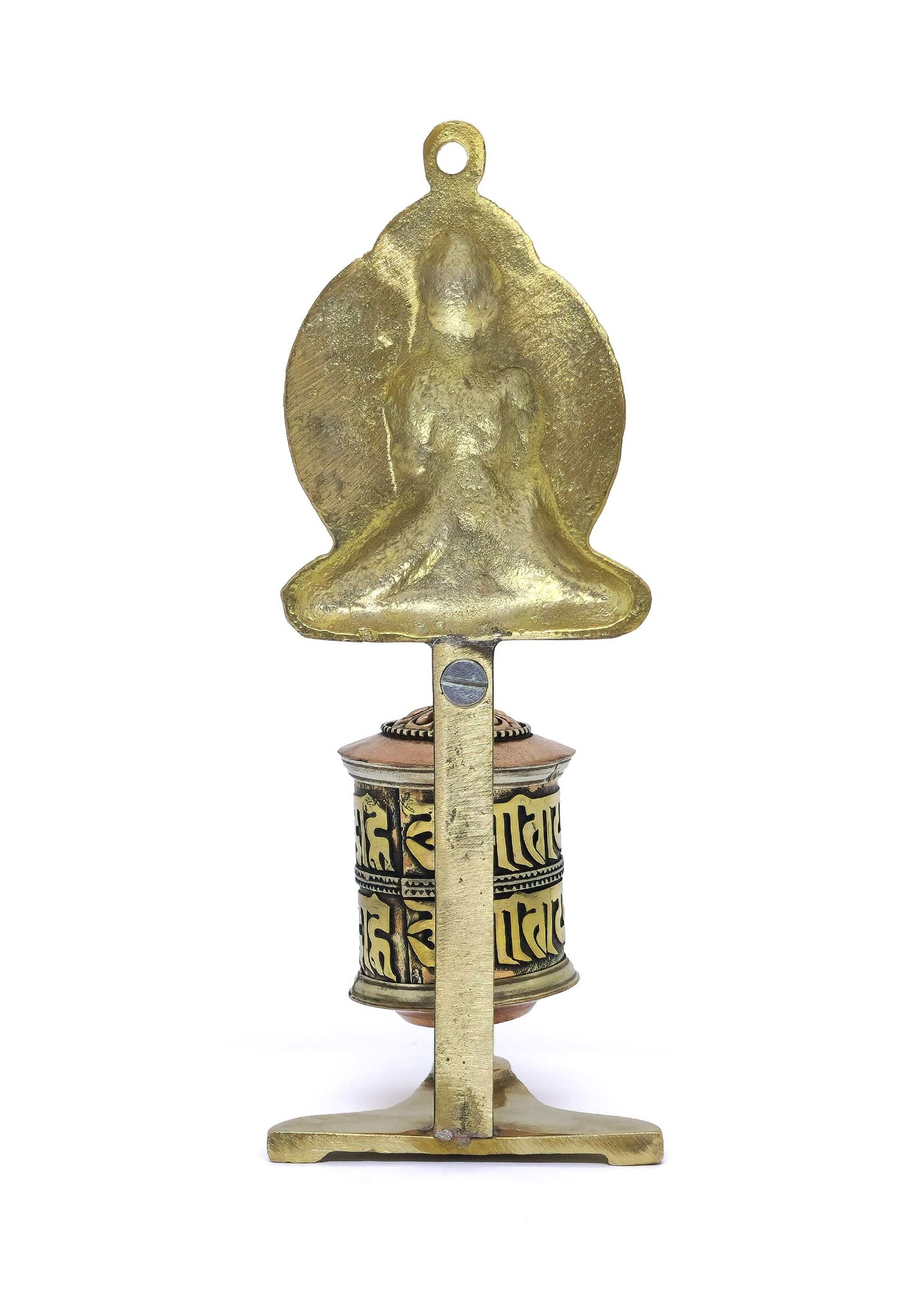 Tibetan Prayer Wheel with Buddha