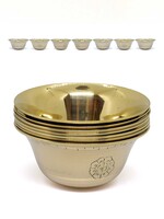 Tibetan Water Offering Bowl With Engraving (set of 7)