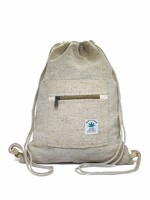 Himalayan Hemp Cotton Drawstring Gym Bag Backpack