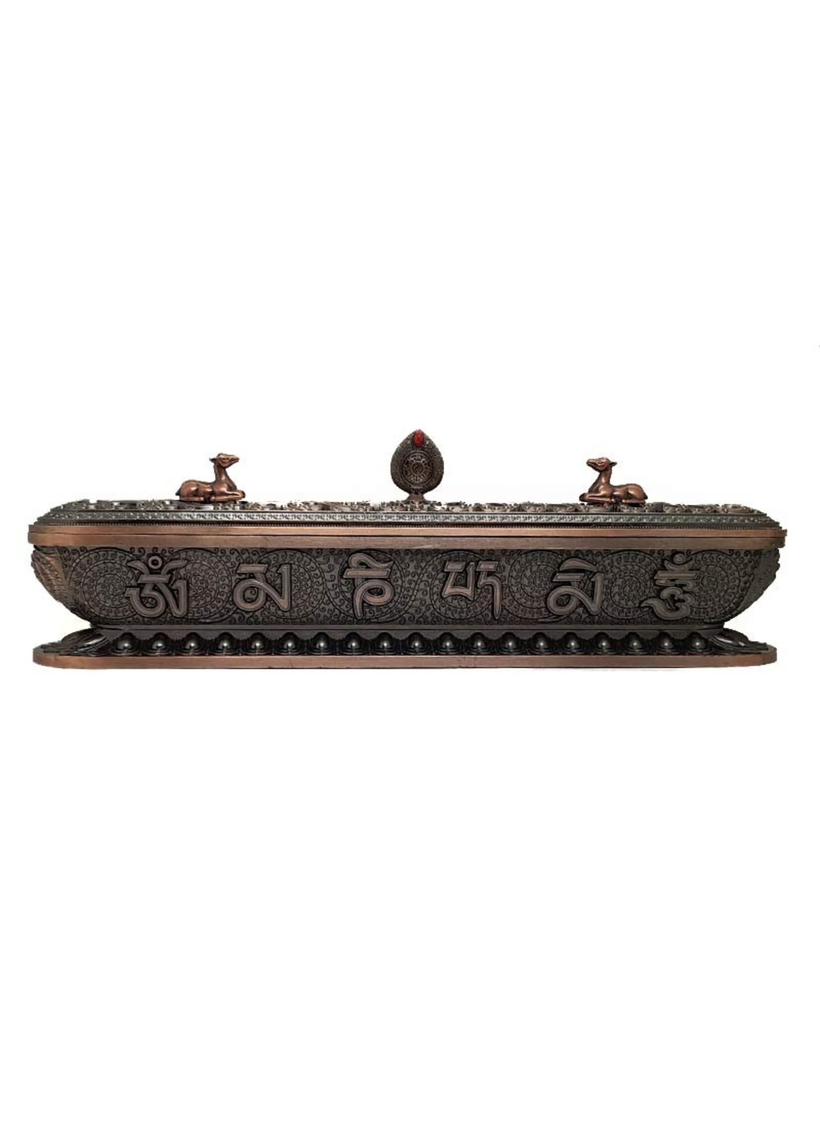 Tibetan Incense Holder With Lid