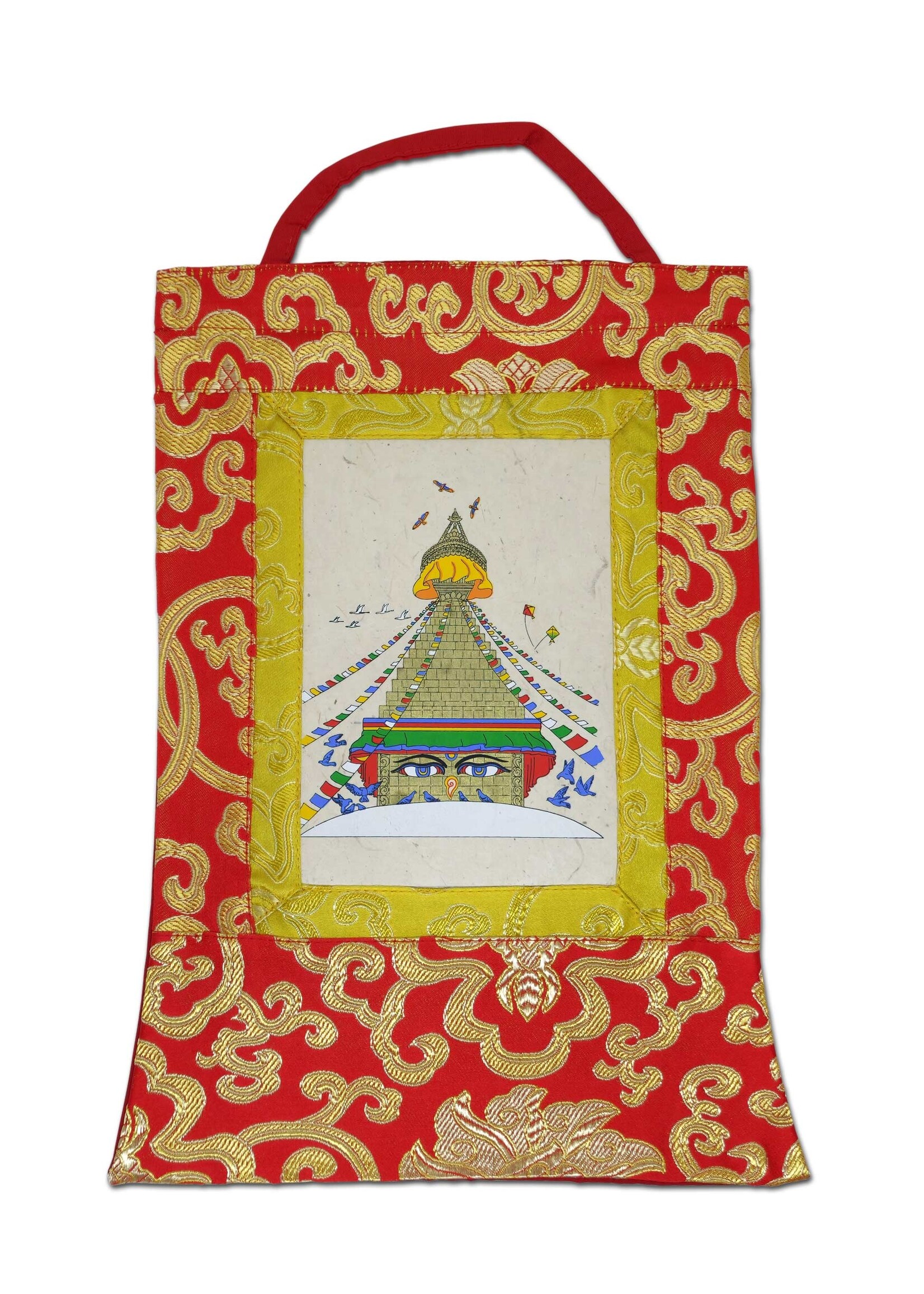 Thangka tibétain "Boudhanath Stupa", mini