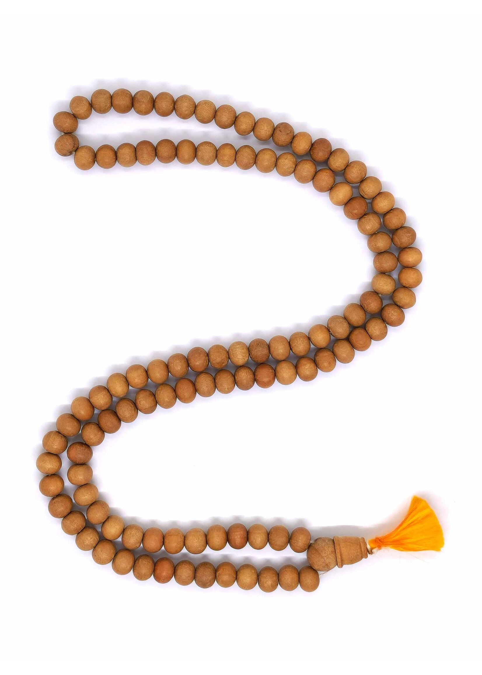 Mala perline di preghiera tibetane in legno di sandalo