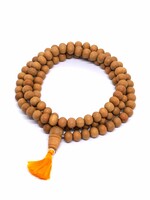 Mala perline di preghiera tibetane in legno di sandalo