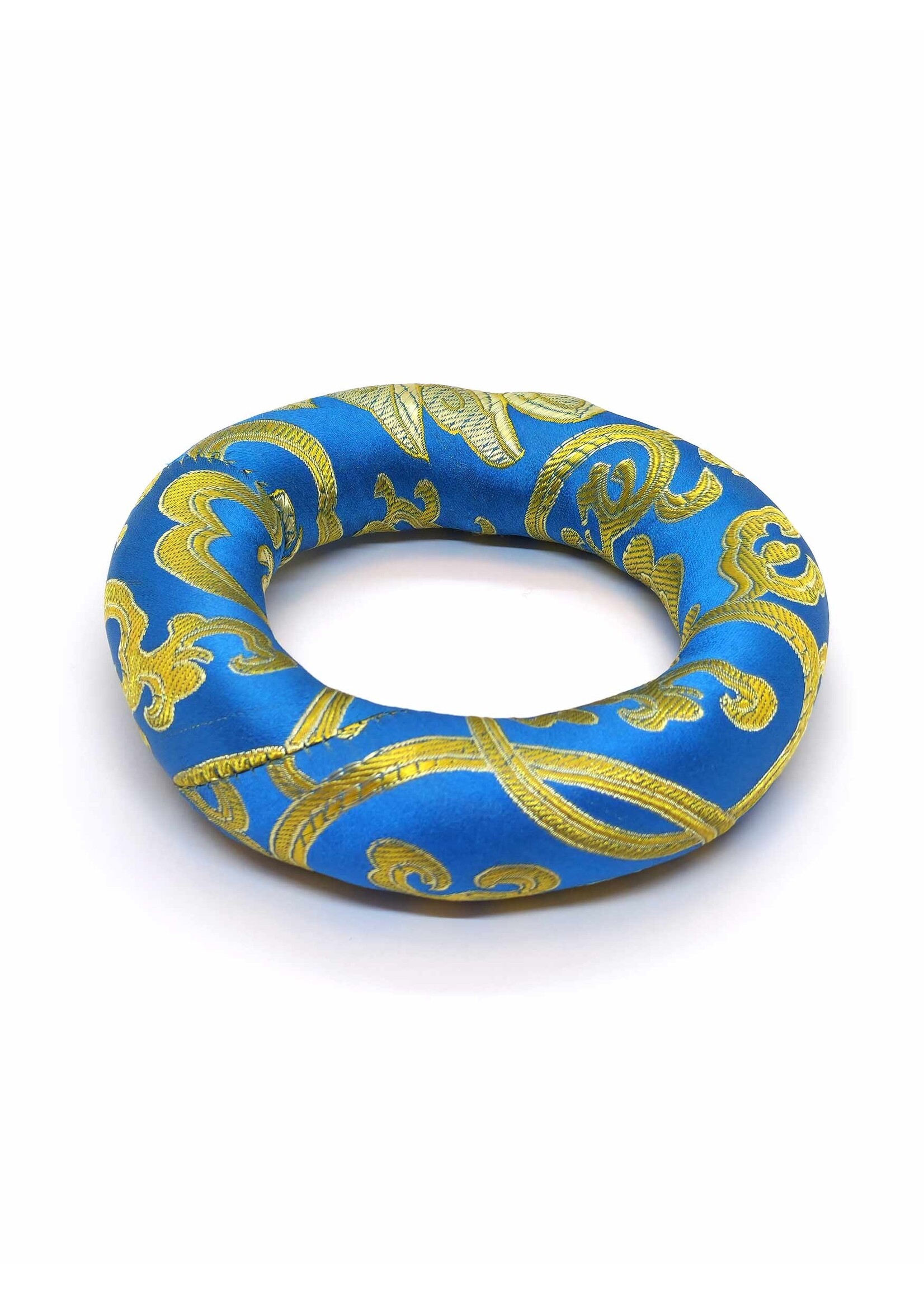 Klangschalen Kissen Ring, blau, Ø 12cm