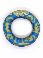 Singing Bowl Ring Cushion, Blue, Ø 12cm