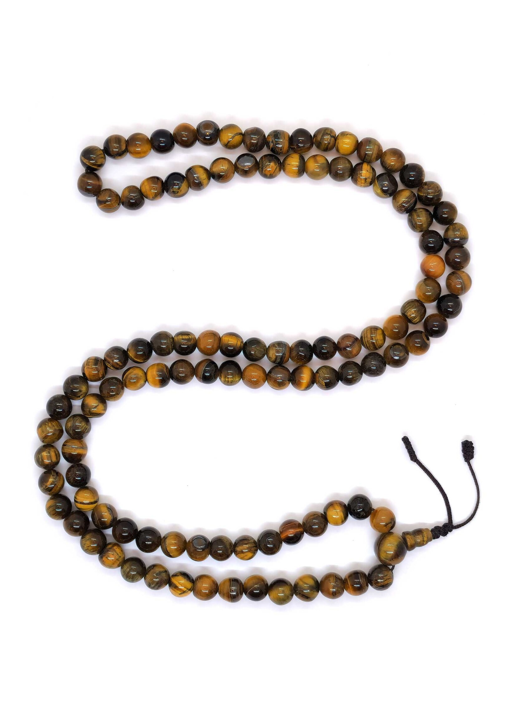 Tibetan Prayer Beads Tiger Eye Stone