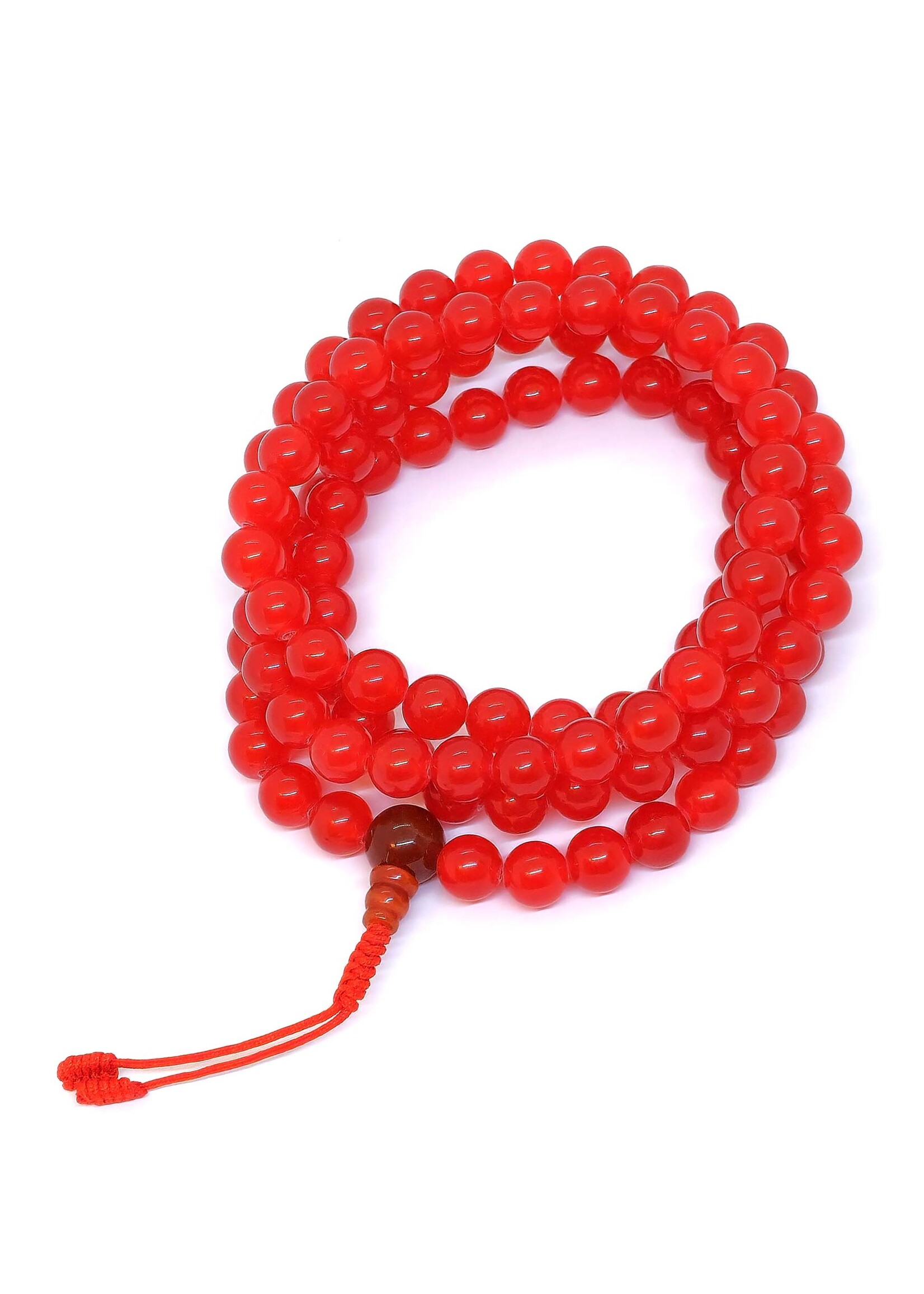 Tibetan Prayer Beads – Carnelian Stone Harmony