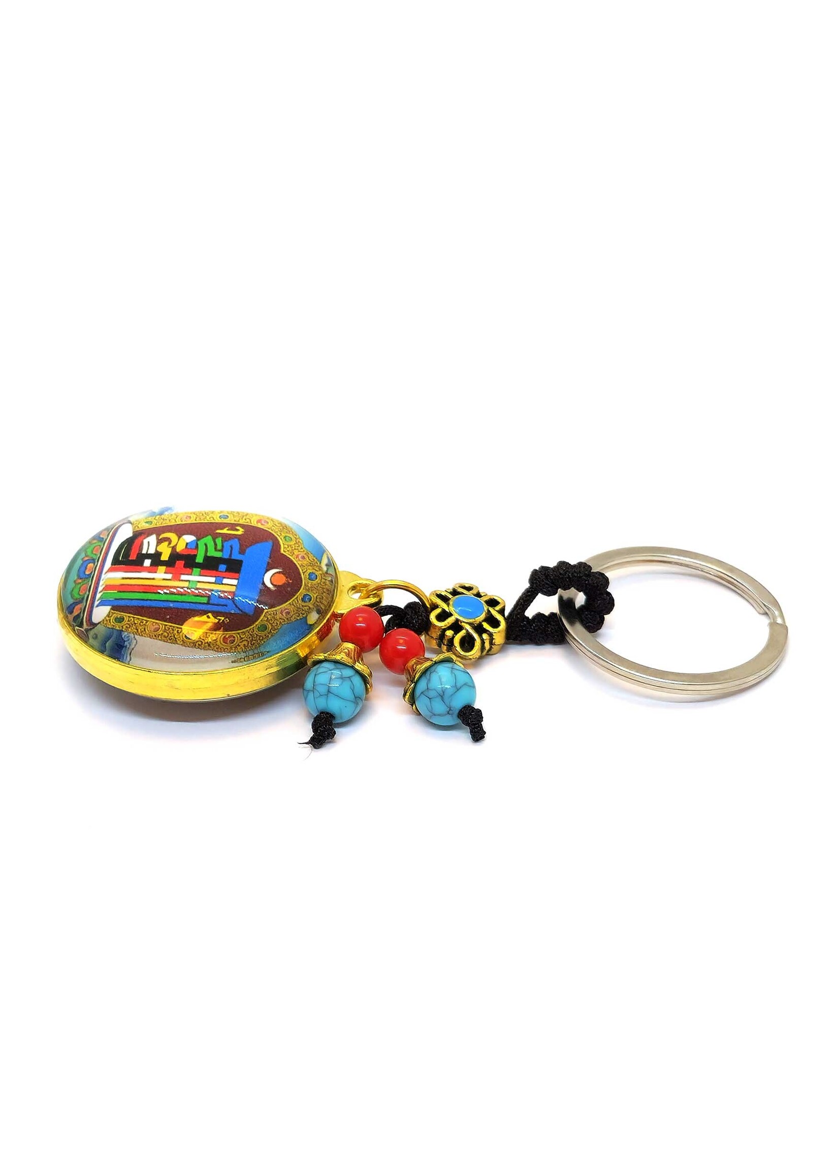 Kalachakra Symbol Keychain – A Timeless Protector