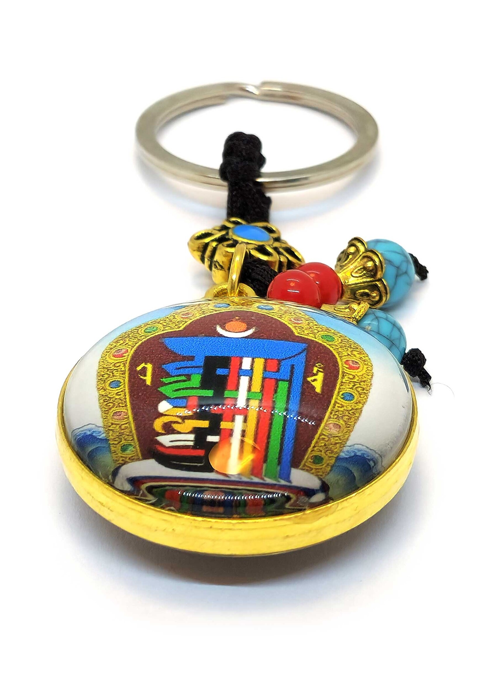 Schlüsselanhänger mit Kalachakra-Symbol - ein zeitloser Beschützer