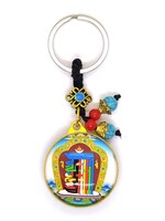 Portachiavi con simbolo Kalachakra - Un protettore senza tempo