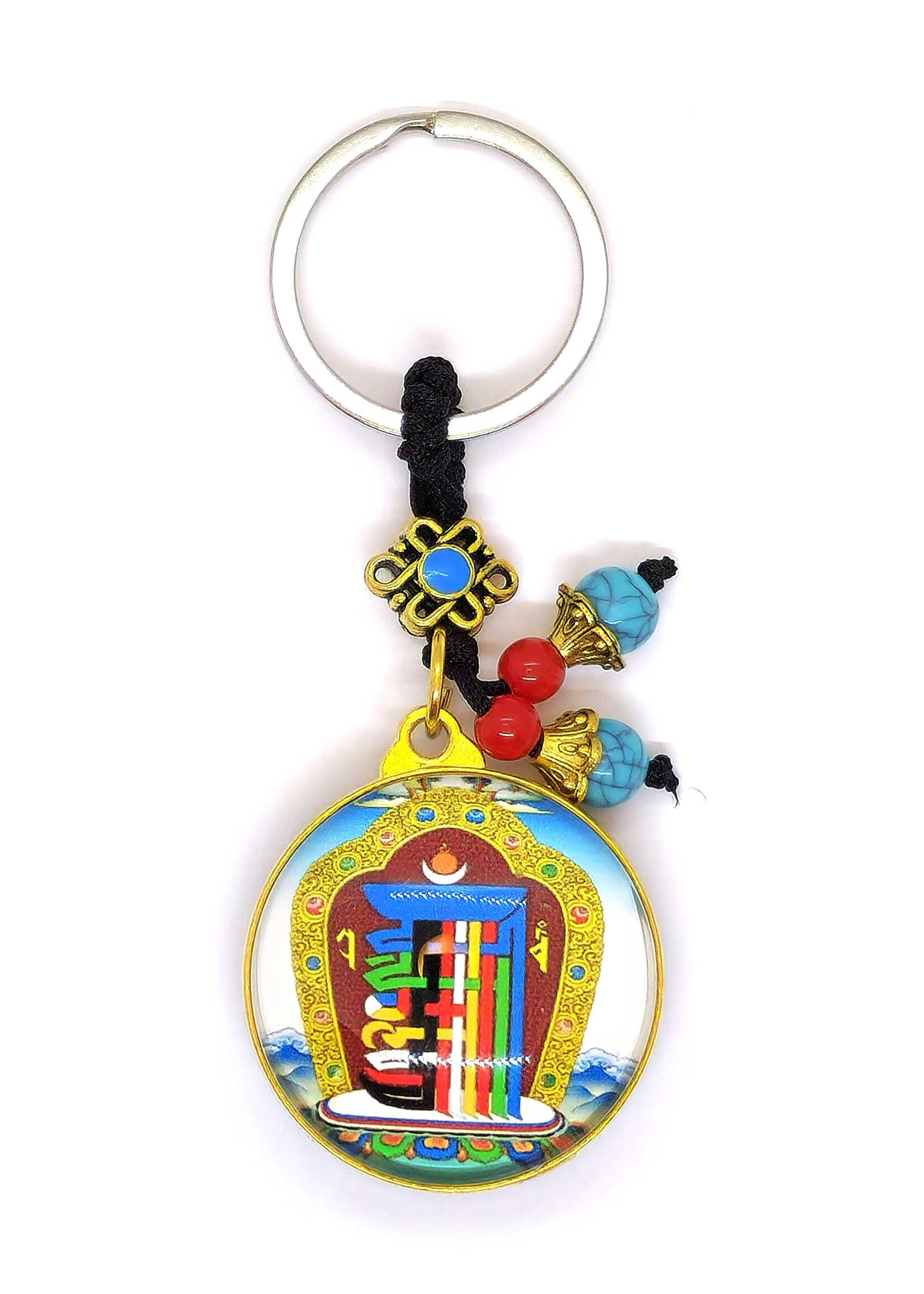 Schlüsselanhänger mit Kalachakra-Symbol - ein zeitloser Beschützer