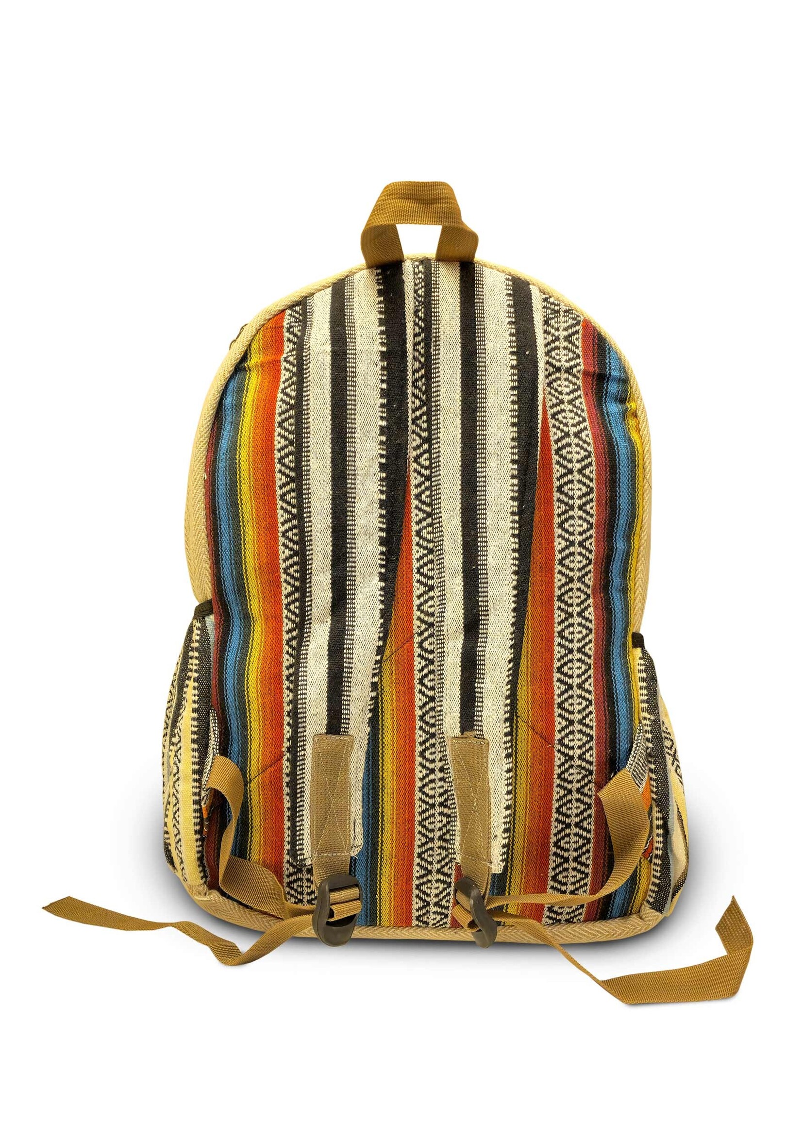 Fleur de vie Eco sac à dos en coton de chanvre