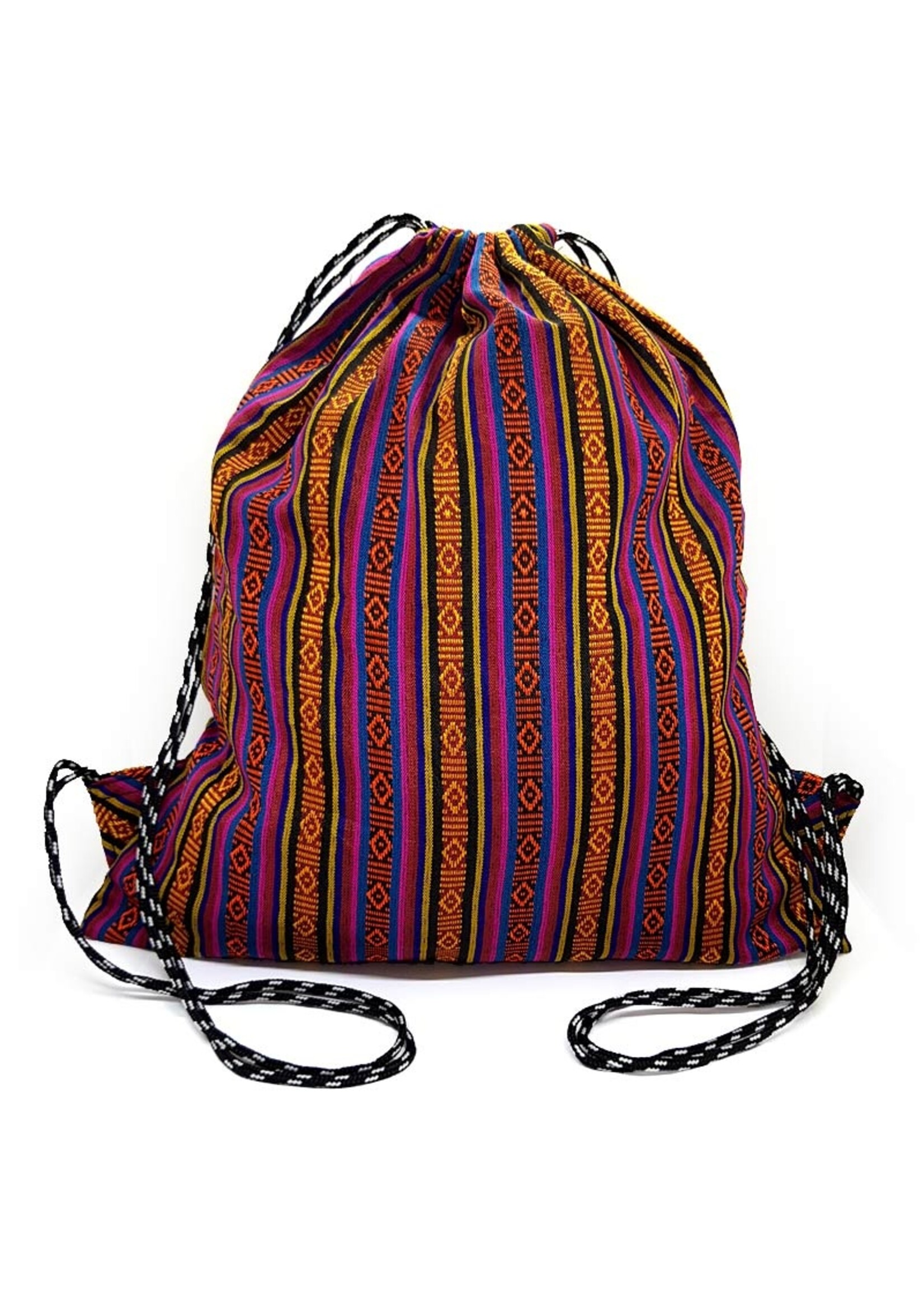 Tibetischer Turnbeutel aus Baumwolle – Handgemachter Rucksack, Singya