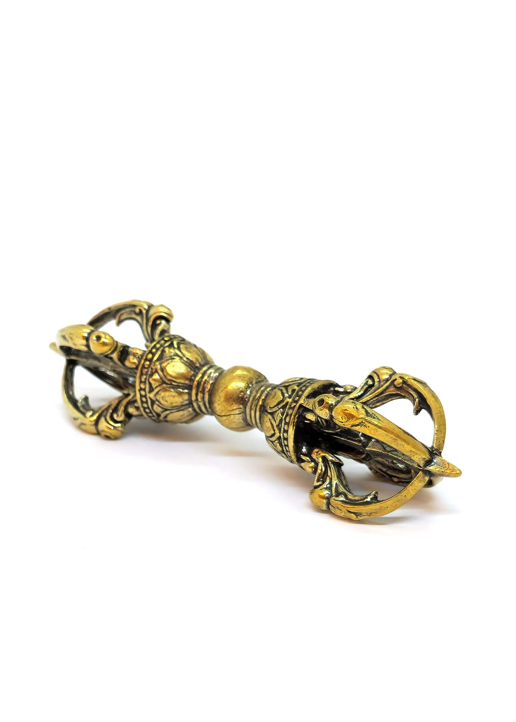 Tibetischer Dorje Vajra – 5-zackiges Symbol aus Kupfer, 8 cm