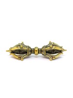 Tibetan 5-Prong Copper Dorje Vajra, 8.5 cm, Tseshi