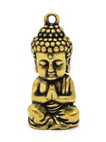 Mini-statue de Bouddha – Amulette ou décoration en laiton et cuivre