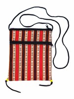 Sac à bandoulière tibétain en coton, Yangtse - Fait à la main avec une pleine signification culturelle