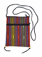 Tibetische Umhängetasche aus Baumwolle, Shigatse – Praktisch, leicht und mit traditionellem Design