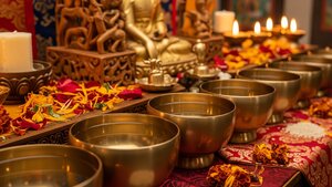 Die Bedeutung von Opferschalen im tibetischen Buddhismus Die Bedeutung von Opferschalen im tibetischen Buddhismus