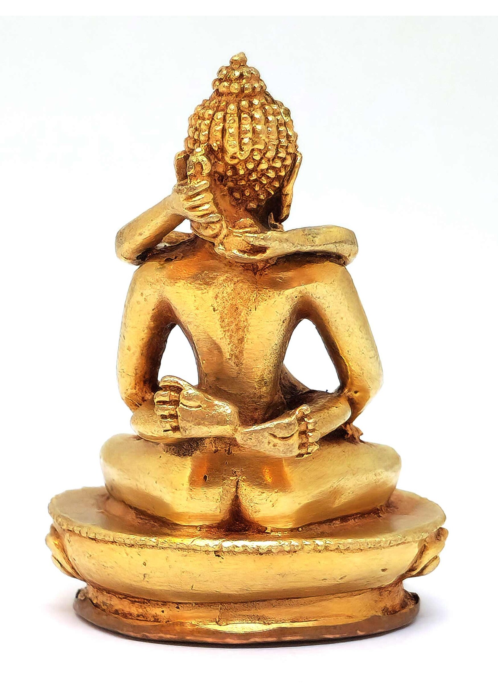 Small Tibetan Kuntu Sangpo Yab-Yum Statue, Symbol of the Union of Wisdom and Compassion, 6cm