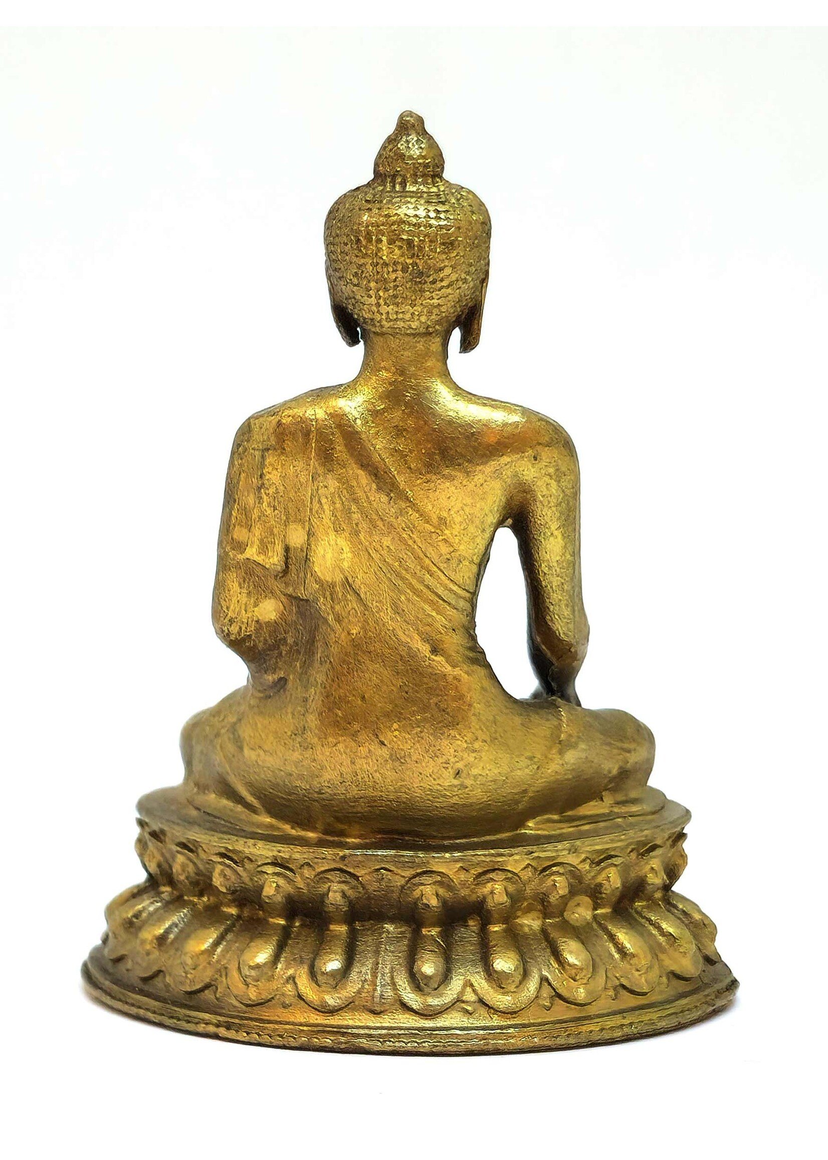 Statue tibétaine de Bouddha Shakyamuni en cuivre, 6,5cm
