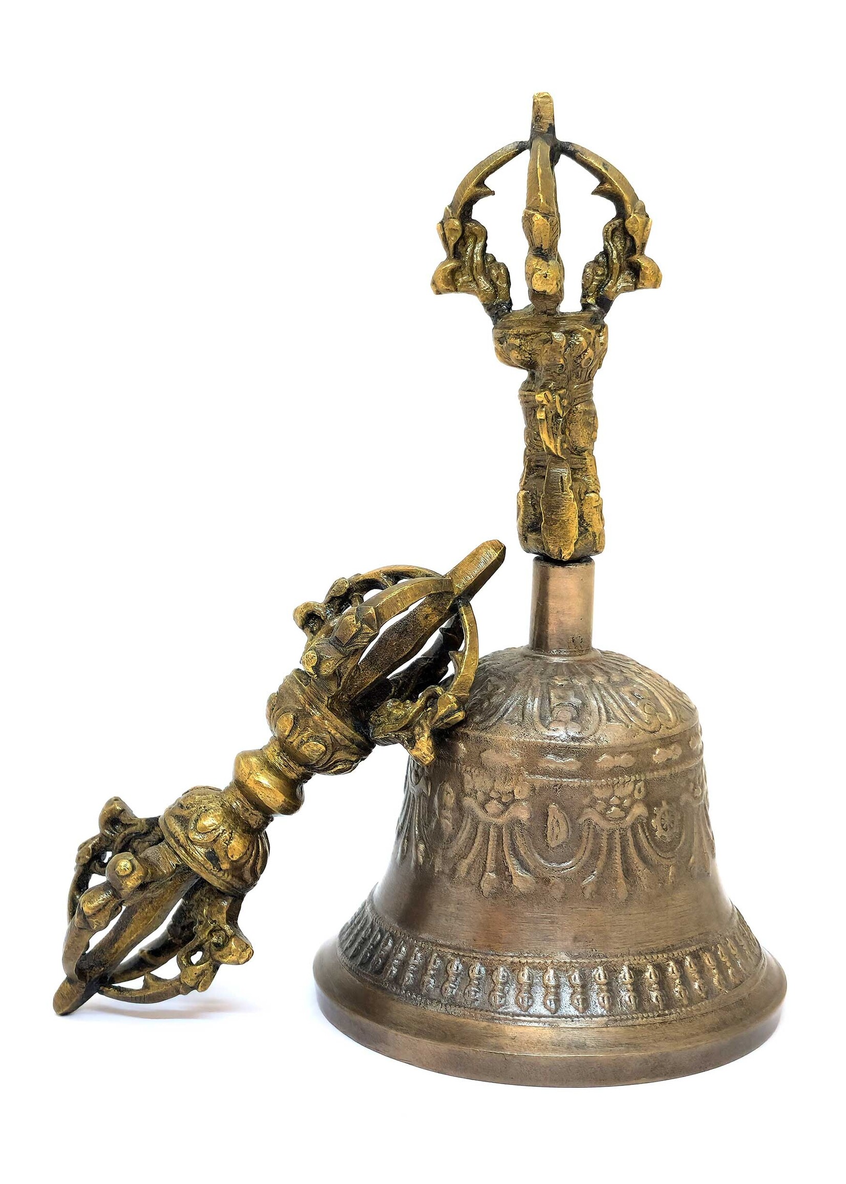 Tibetische Glocke und Dorje, Symbol für Weisheit und Mitgefühl