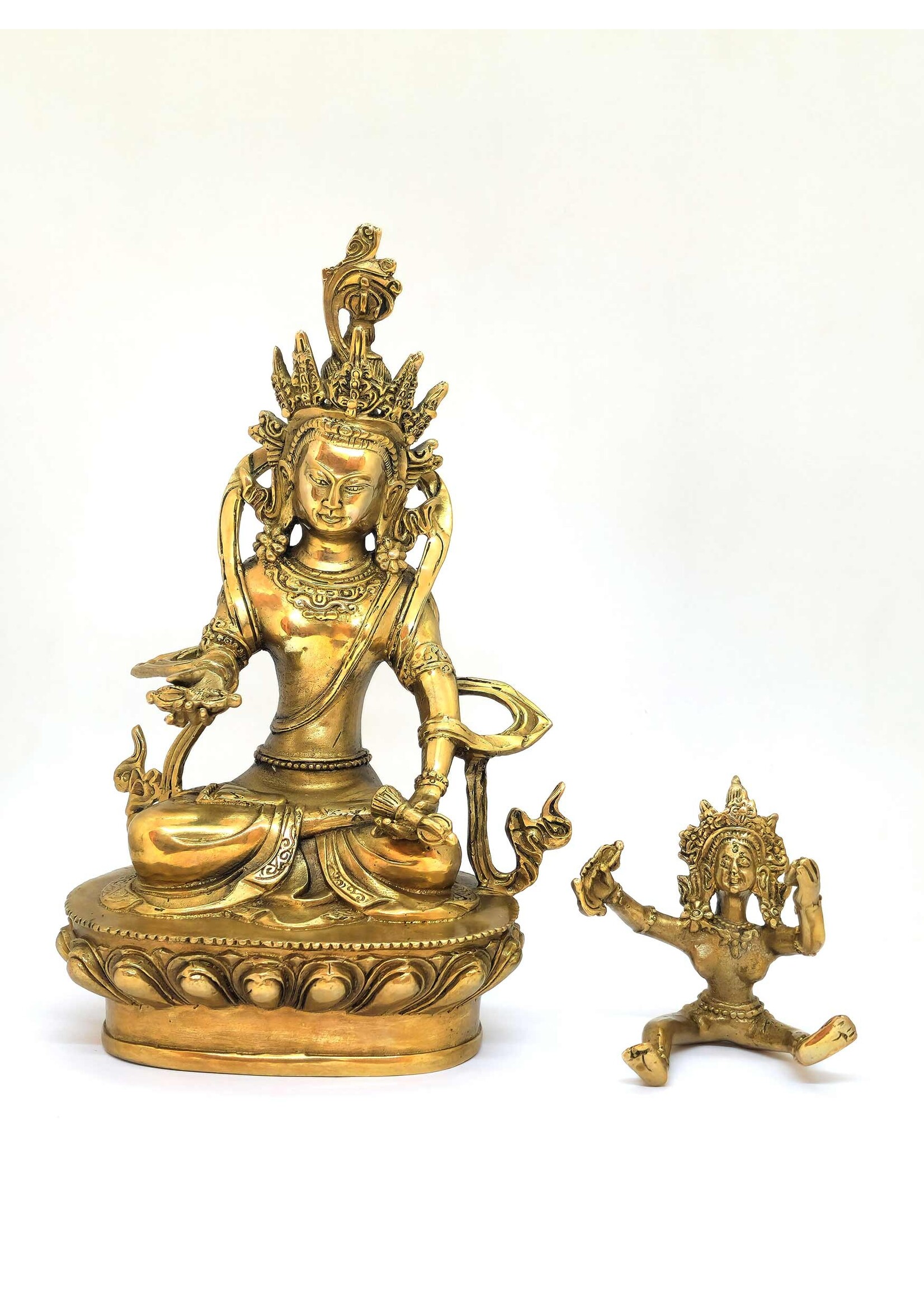 Tibetische Dorje Sempa Yab-Yum Statue, Symbol für Reinheit, Mitgefühl und Erleuchtung, 19cm