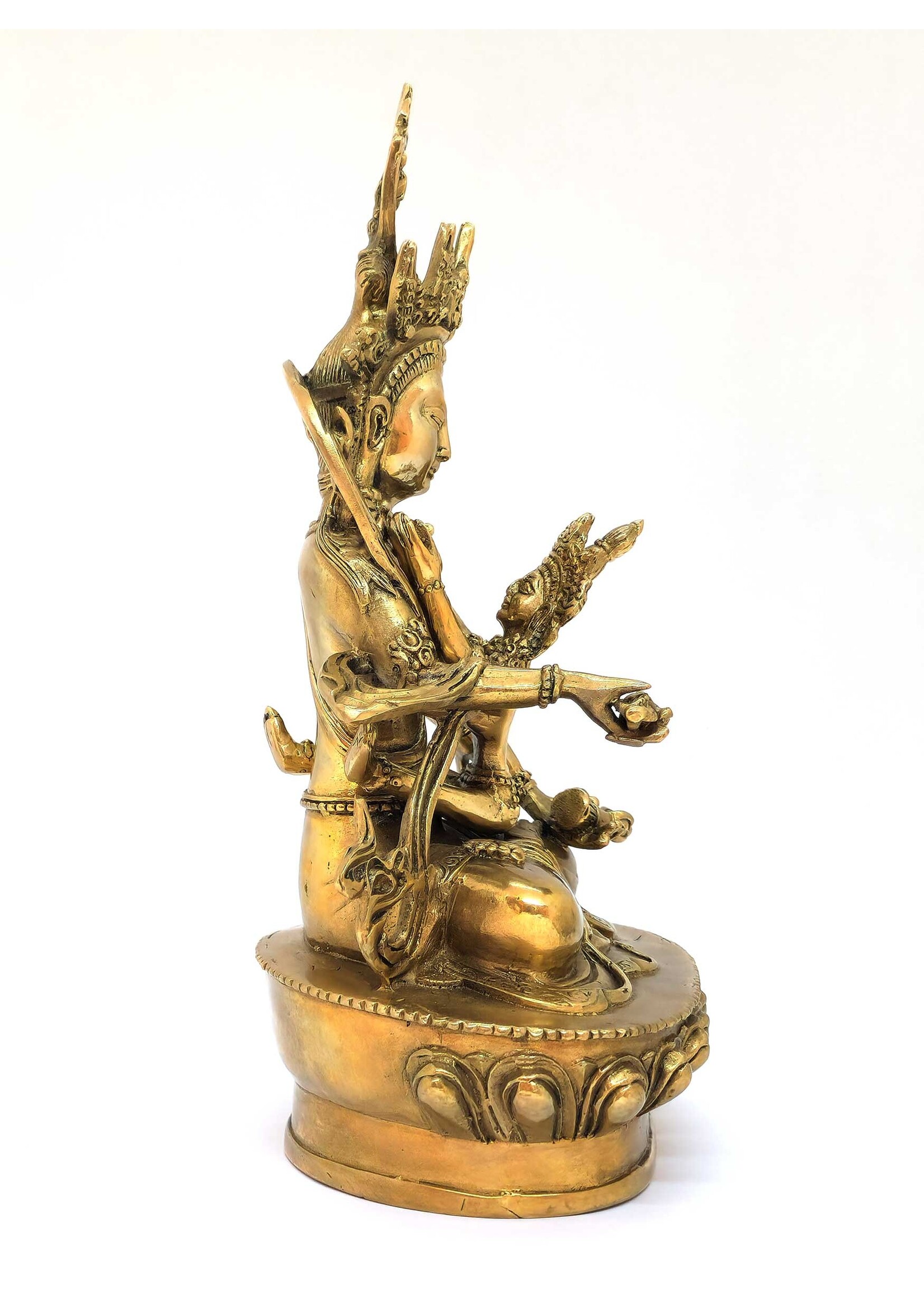 Statue tibétaine Dorje Sempa Yab-Yum, Symbole de pureté, de compassion et d’illumination, 19cm