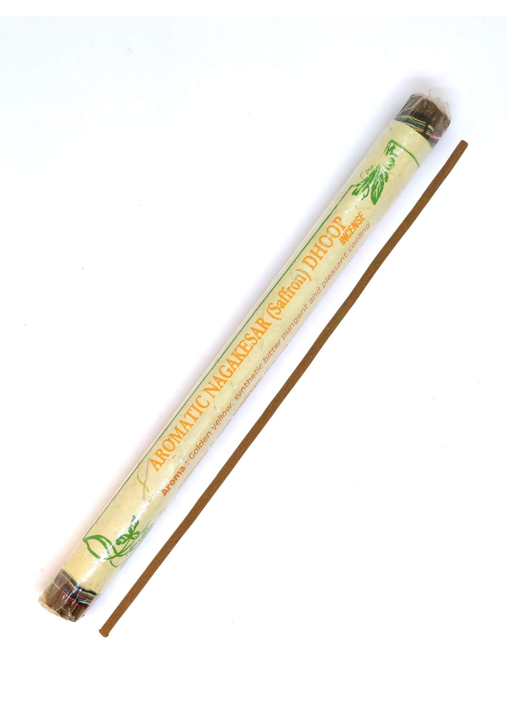 Bâtonnets d’encens Dhoop Nagakesar, Parfum chaud de safran pour la méditation et la détente