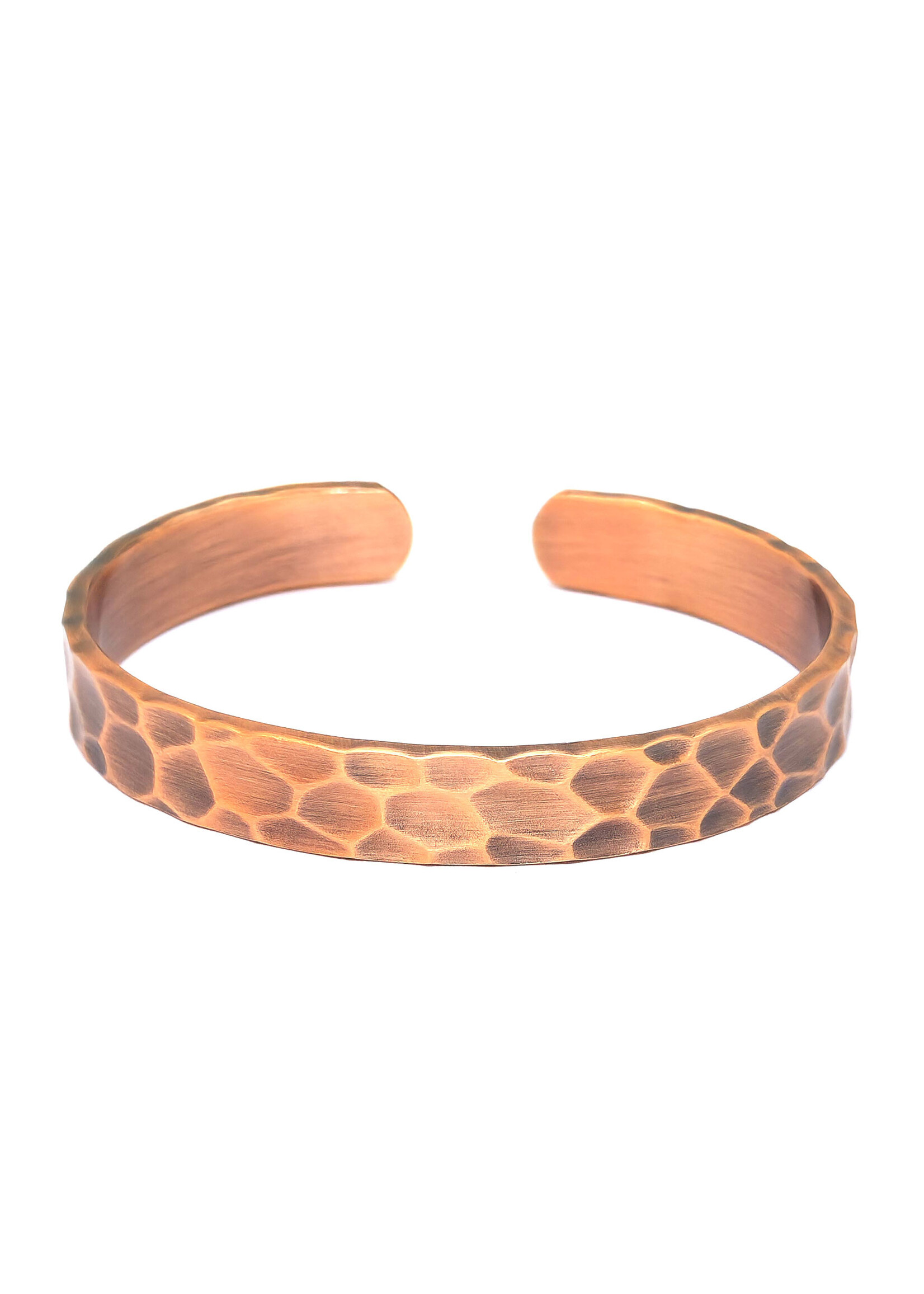 Bracciale in Rame con Texture Martellata