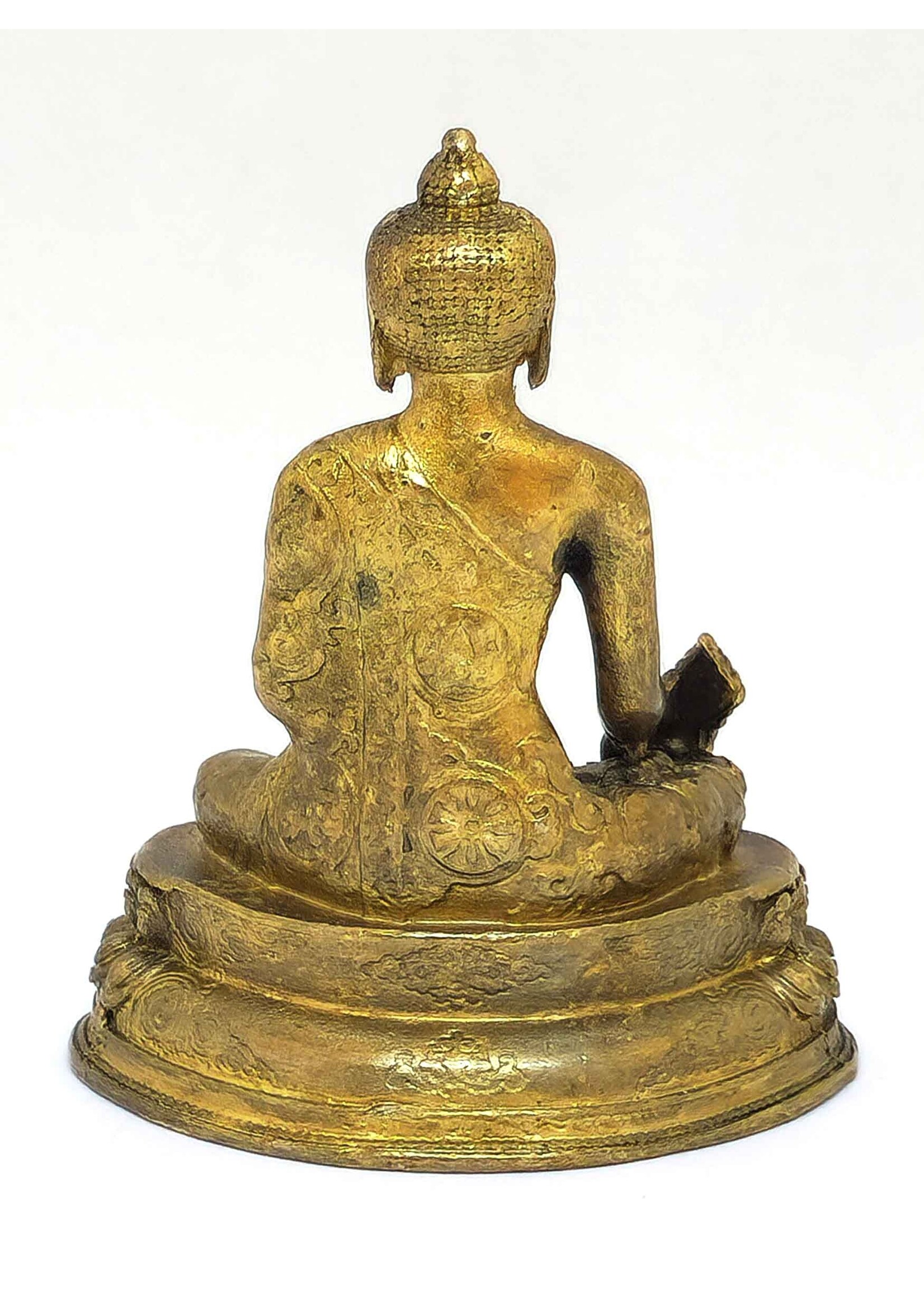 Tibetische Medizin Buddha Statue Kupfer, 5.5 cm