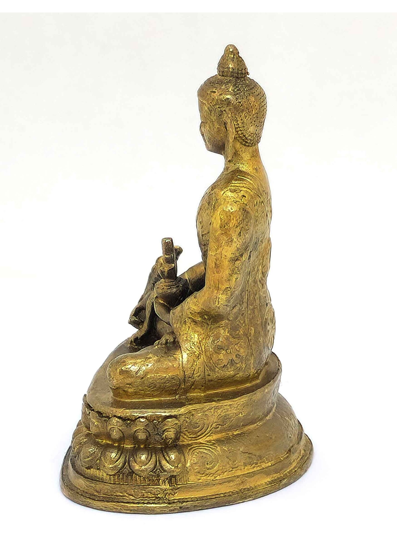 Tibetische Medizin Buddha Statue Kupfer, 5.5 cm