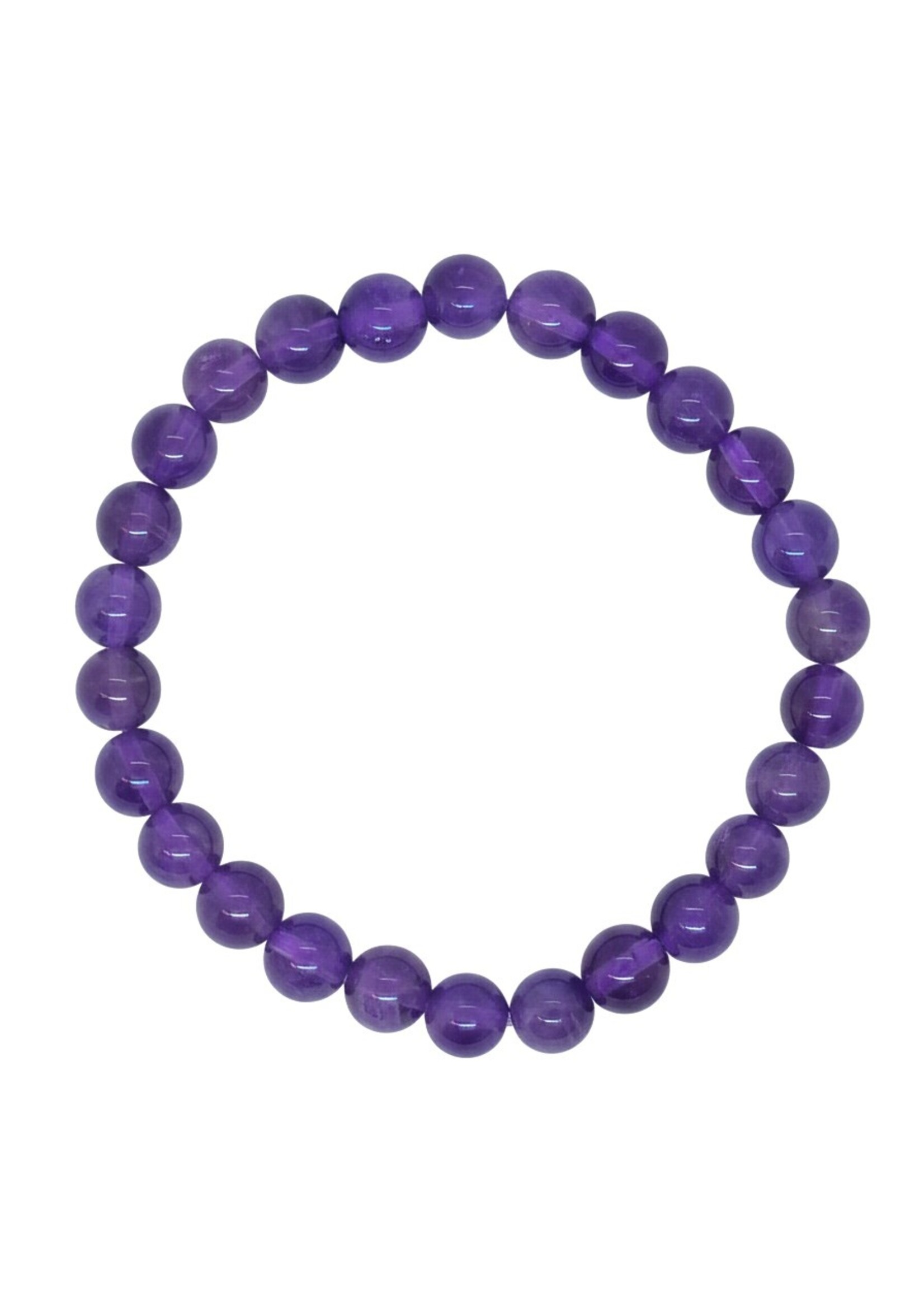 Bracelet Enfant Améthyste 14 cm – Pierre Précieuse Violette