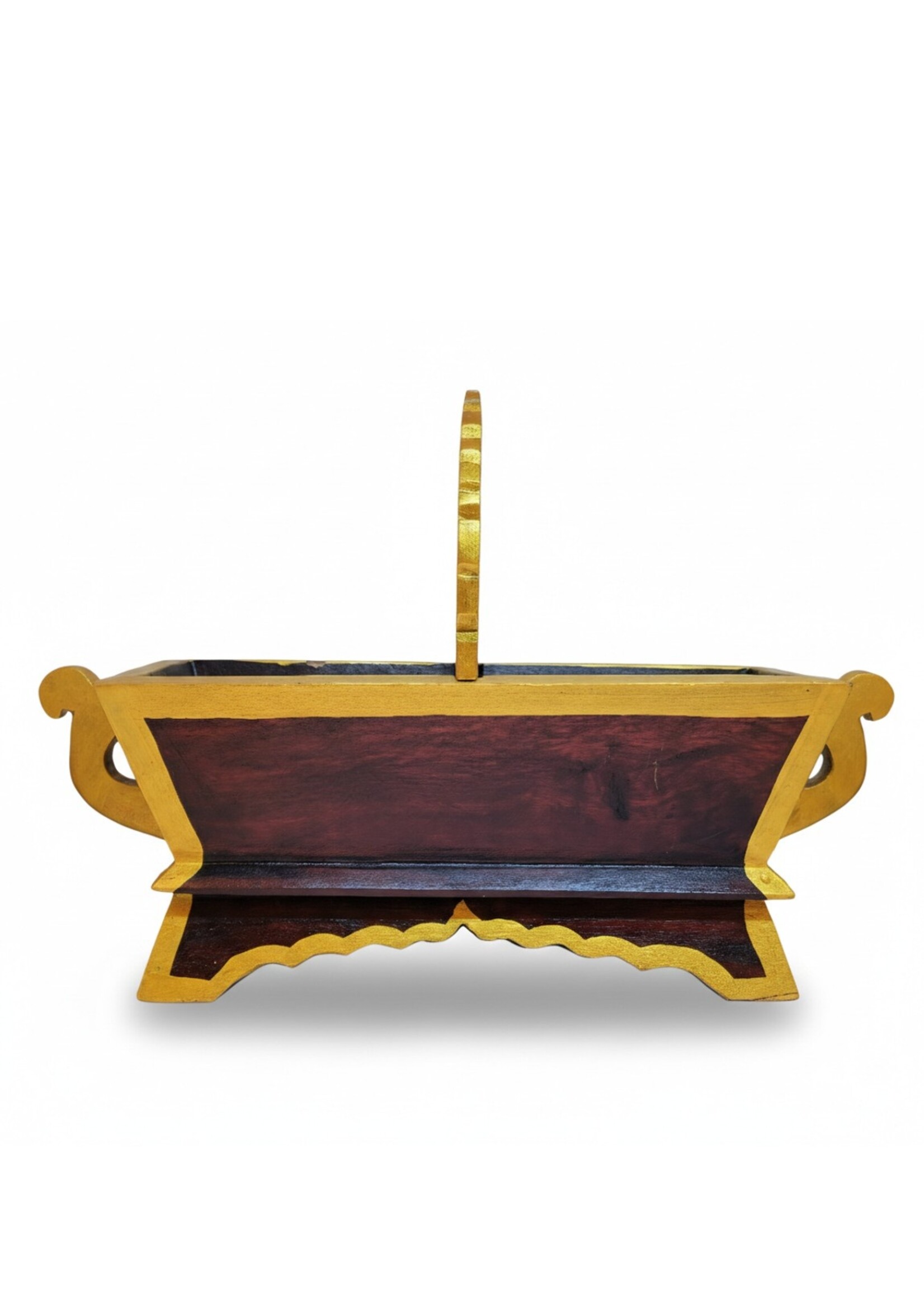 Chemar Bo tibetano, realizzato a mano in legno