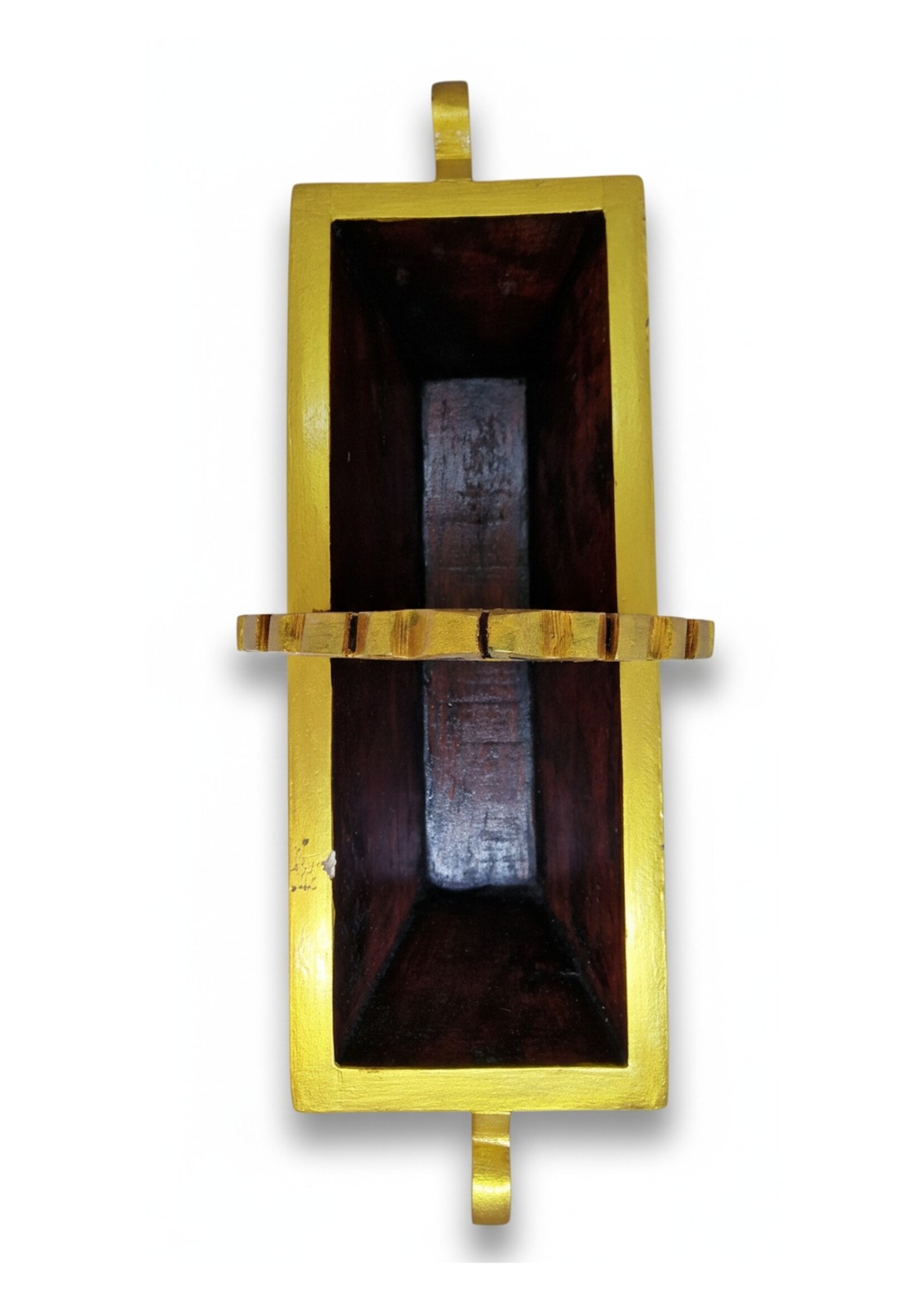 Tibetan Chemar Bo, Handcrafted from Wood