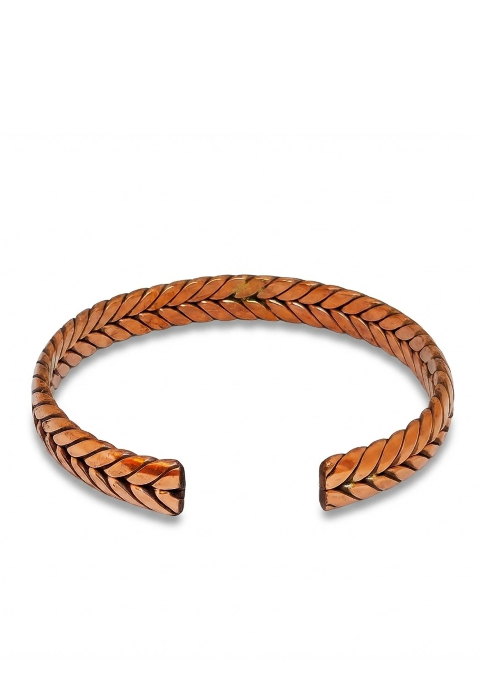 Braided Tibetan Copper Bangle