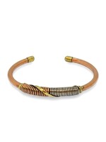 Bracciale Rame Kundalini Artigianale, Regolabile, 18 cm