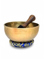Campana Lingam tibetana Set 3 pezzi fatto a mano, Ø 19cm, 1300g