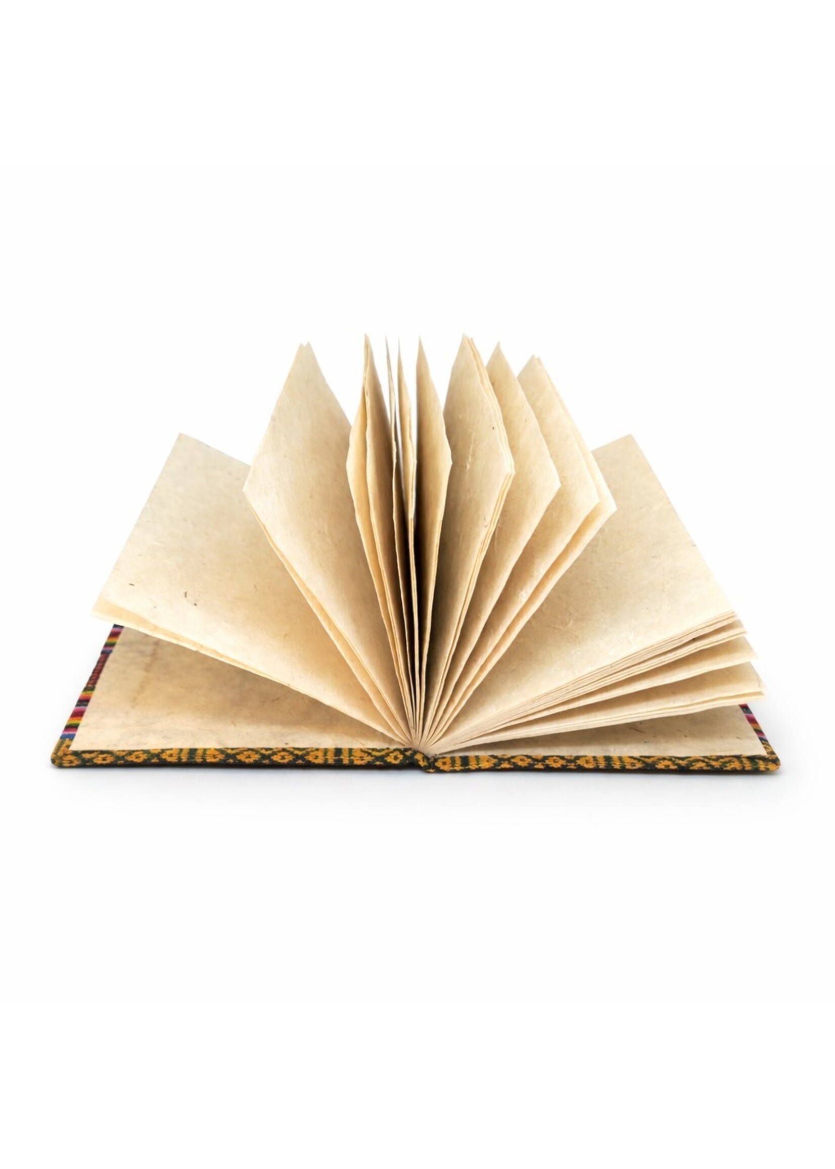 Carnet fait main papier Lokta avec couverture en coton