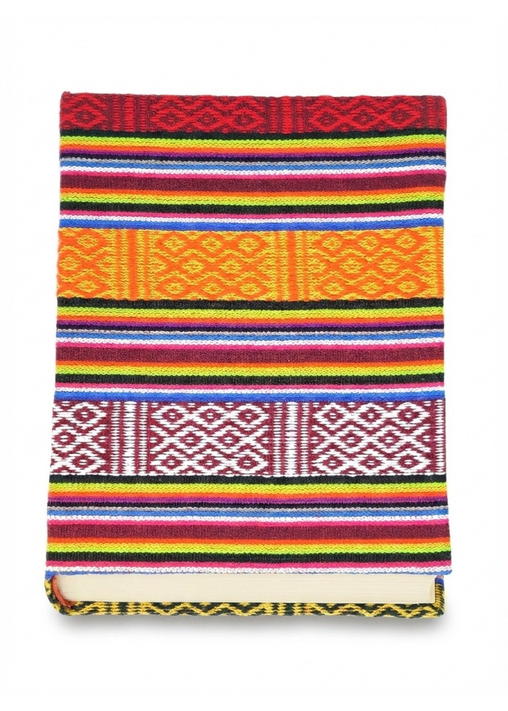 Quaderno fatto a mano carta Lokta con copertina in cotone