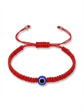 Bracciale Portafortuna Rosso Con Amuleto – Protezione Malocchio E Buona Fortuna, Regolabile Per Uomo E Donna